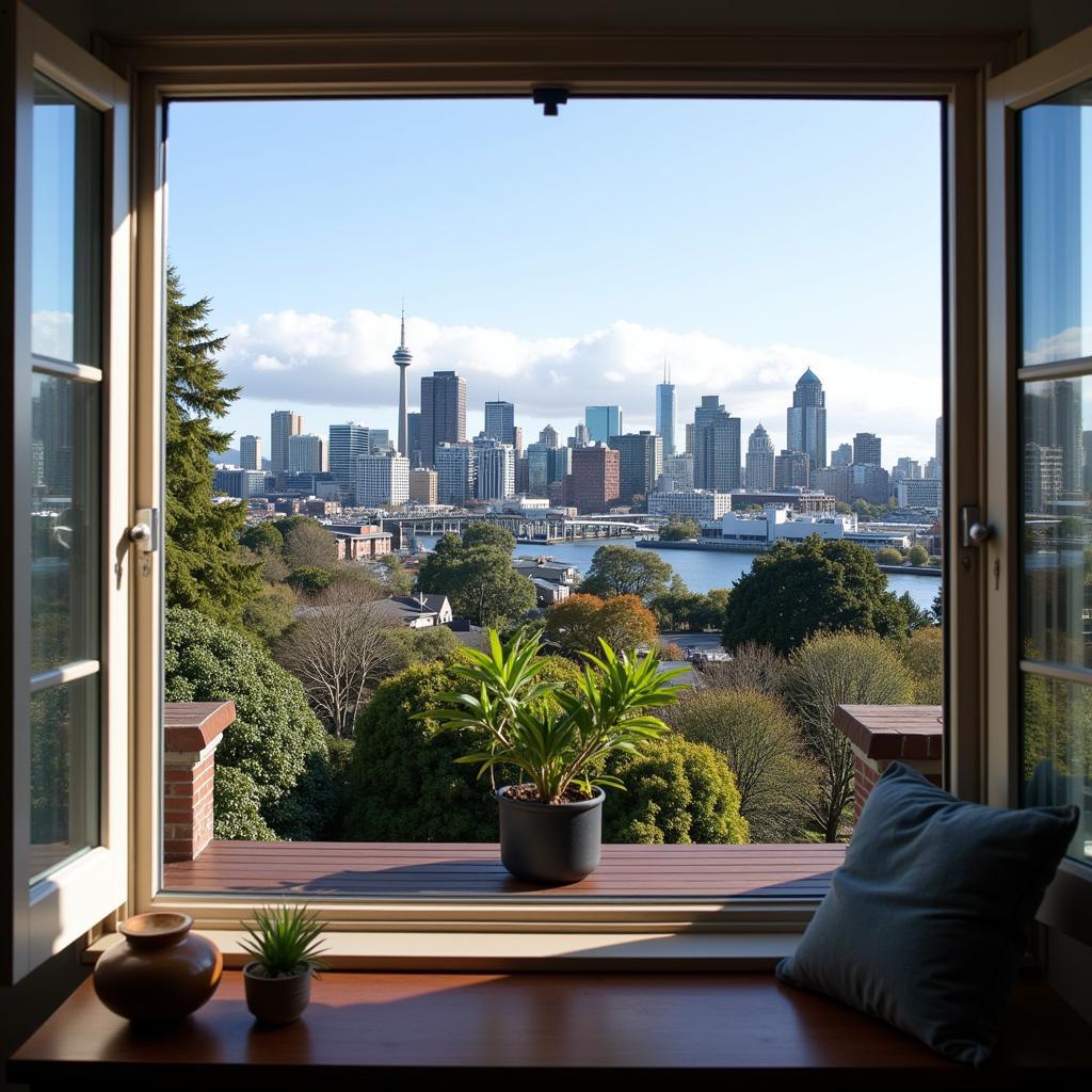 Auckland Cityscape from a Homestay