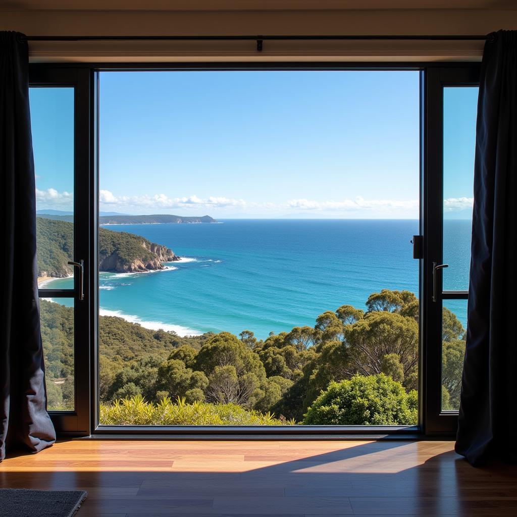 Coastal View from an Australian Homestay