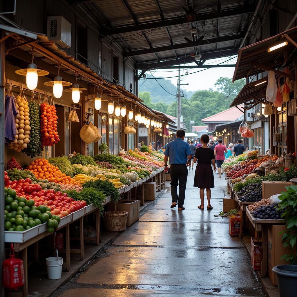 Vibrant Ayer Keroh Local Market