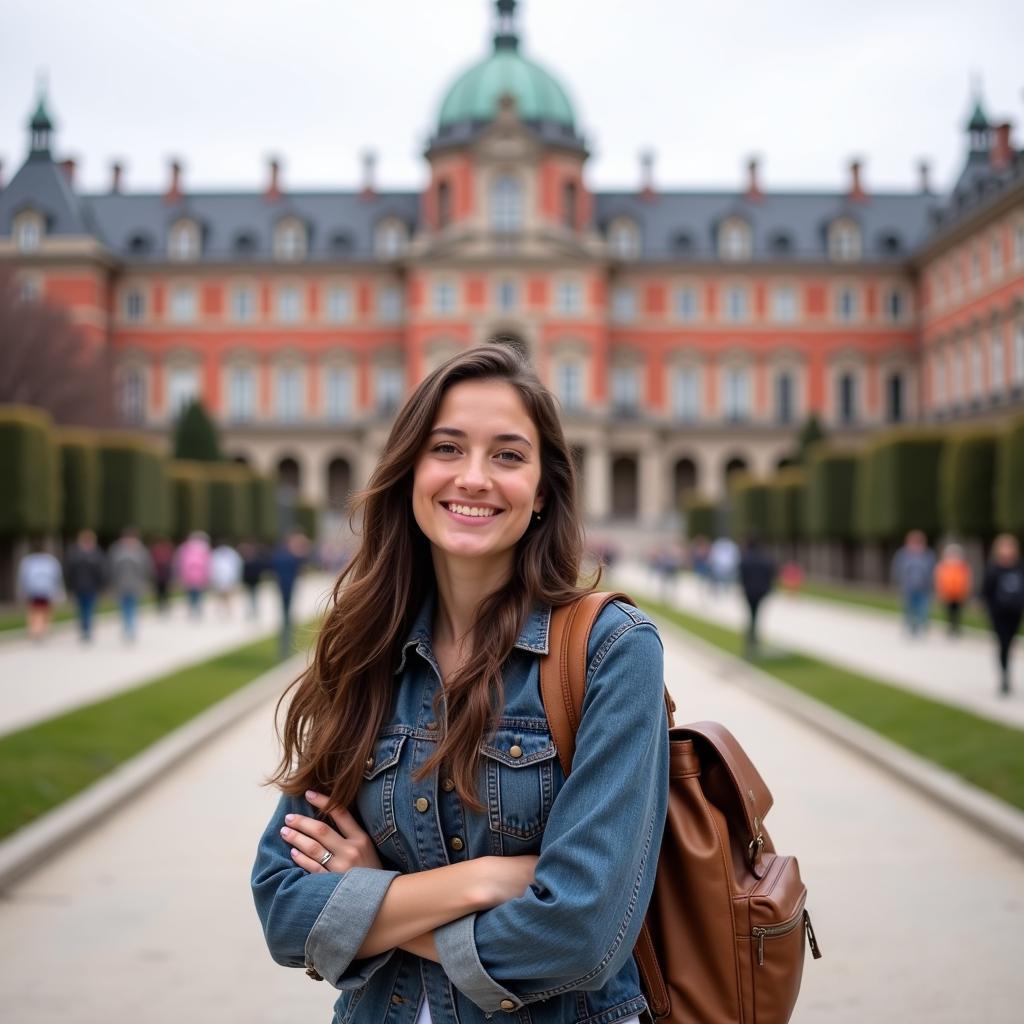 Solo traveler exploring Madrid during their bae homestay