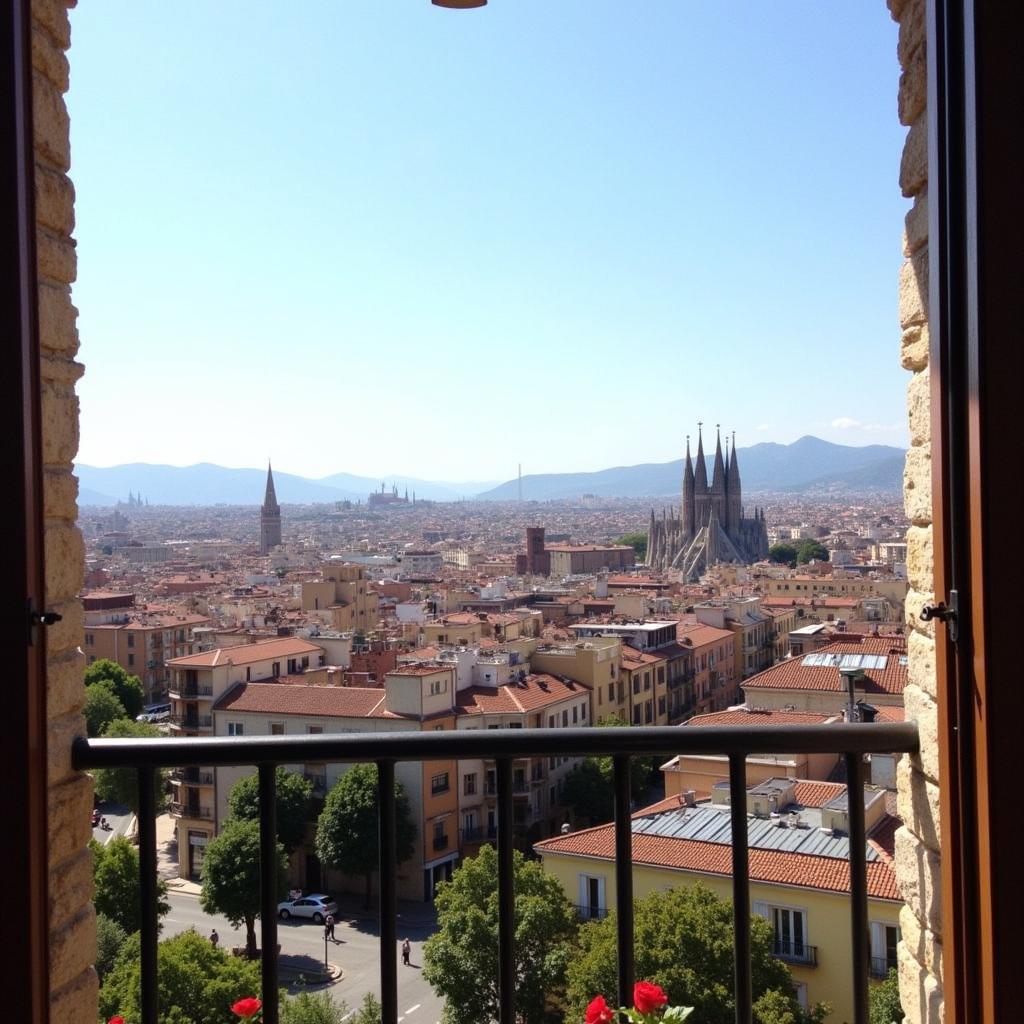 Stunning Barcelona View from a Homestay