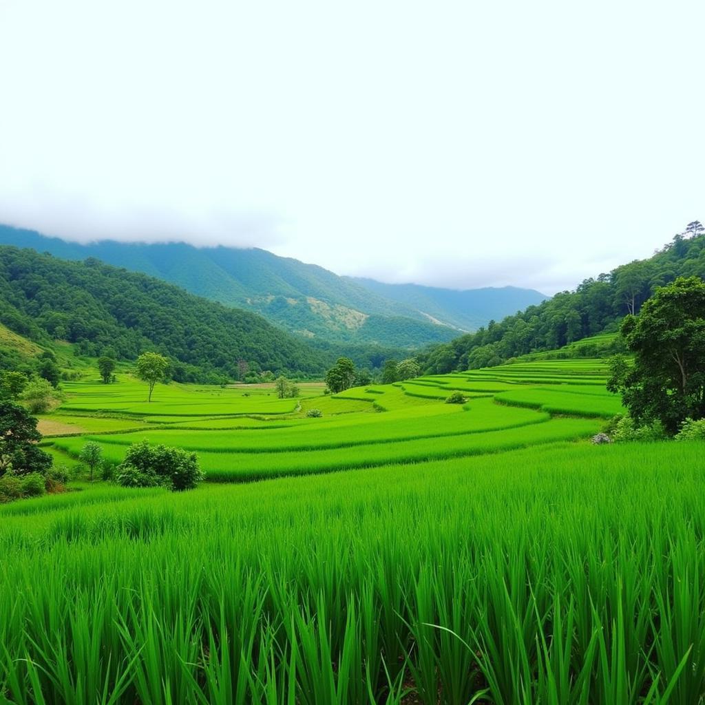 Bario Homestay Rice Paddies