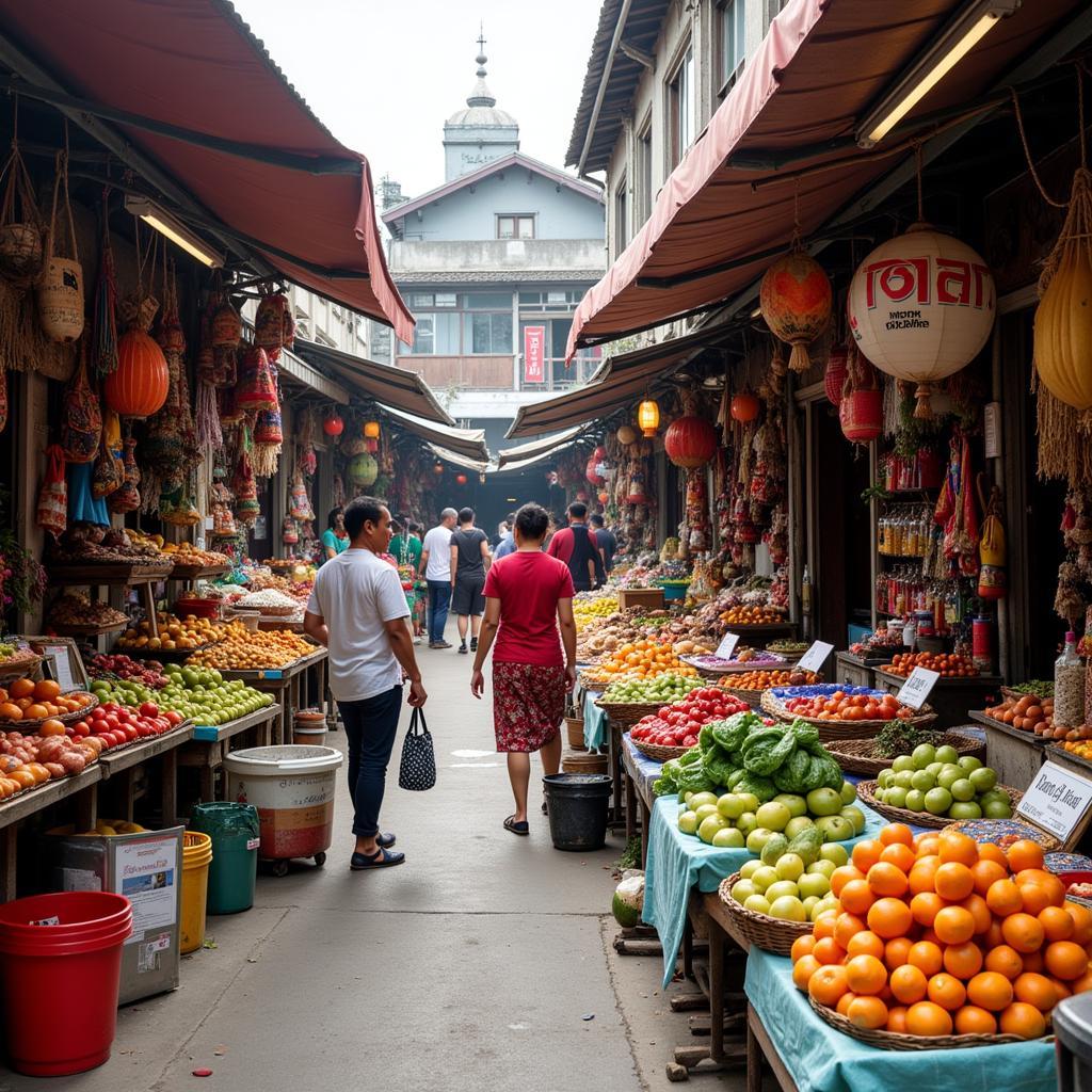 Exploring the Local Market near your Batu Kurau Homestay