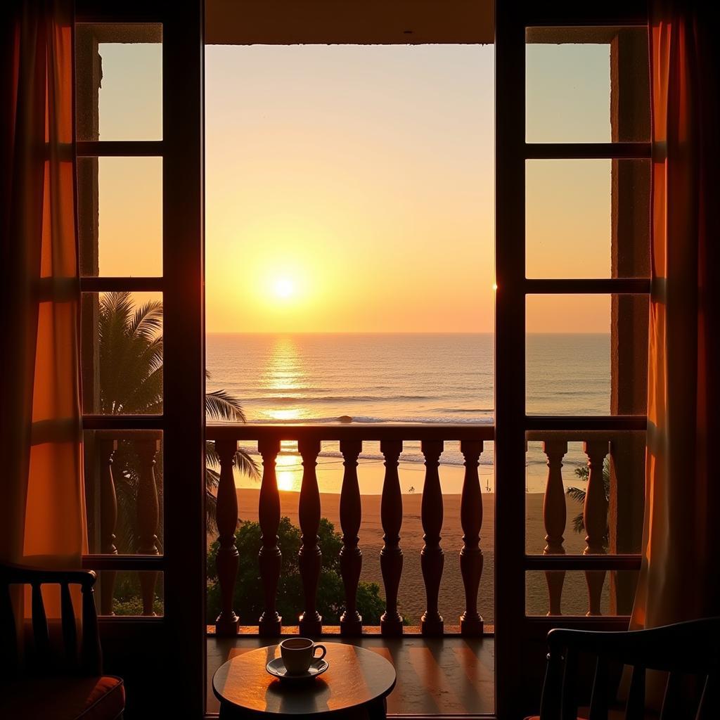 Pondicherry Beach Homestay Sunrise View