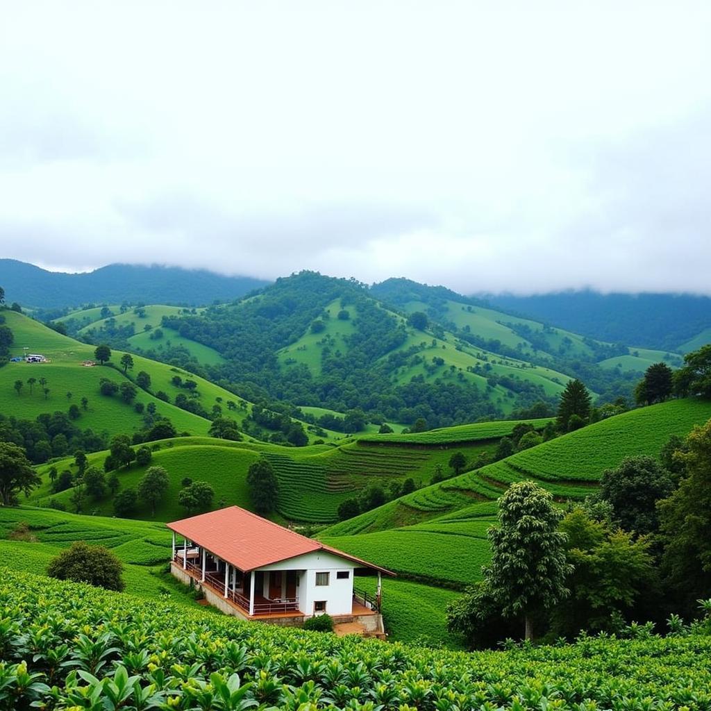 Scenic View of Belur Sakleshpur Homestay