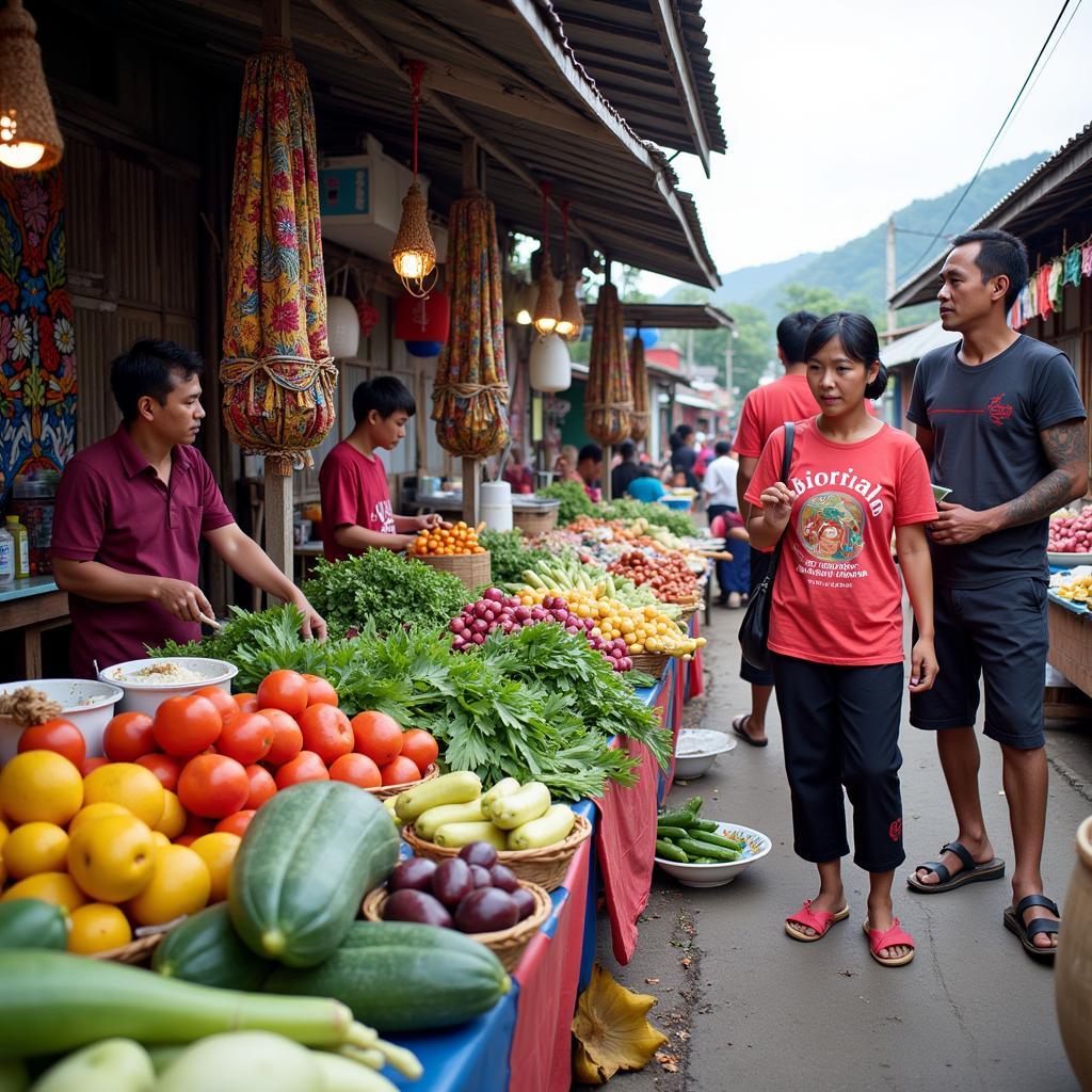 Exploring a Bustling Local Market in Besut, Malaysia