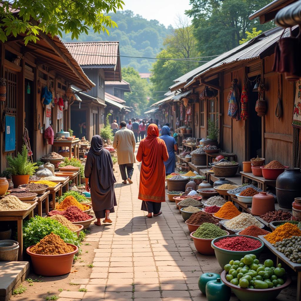 Exploring the local market near a Bhigwan homestay