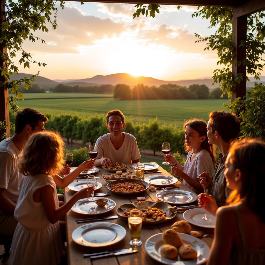 Spanish Homestay Dinner