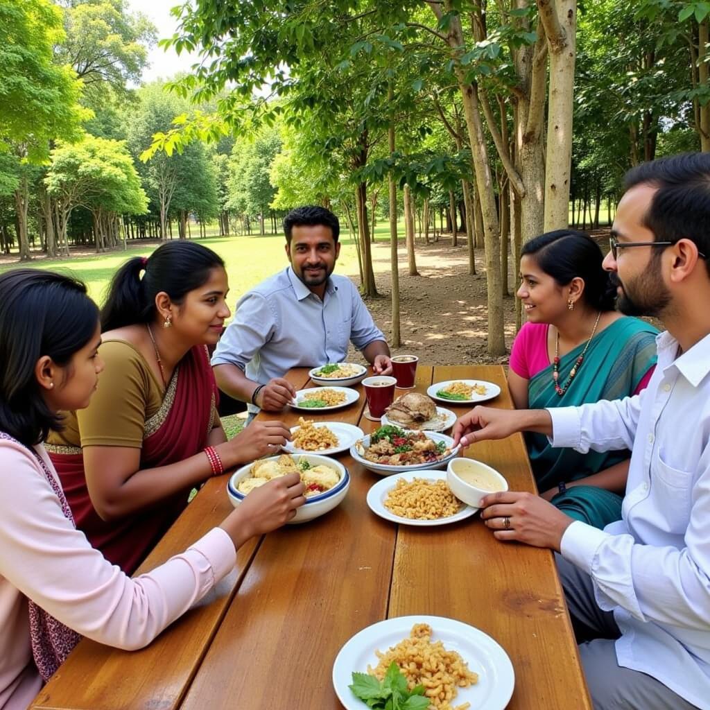 Guests enjoying activities at Bonaf Berry Homestay