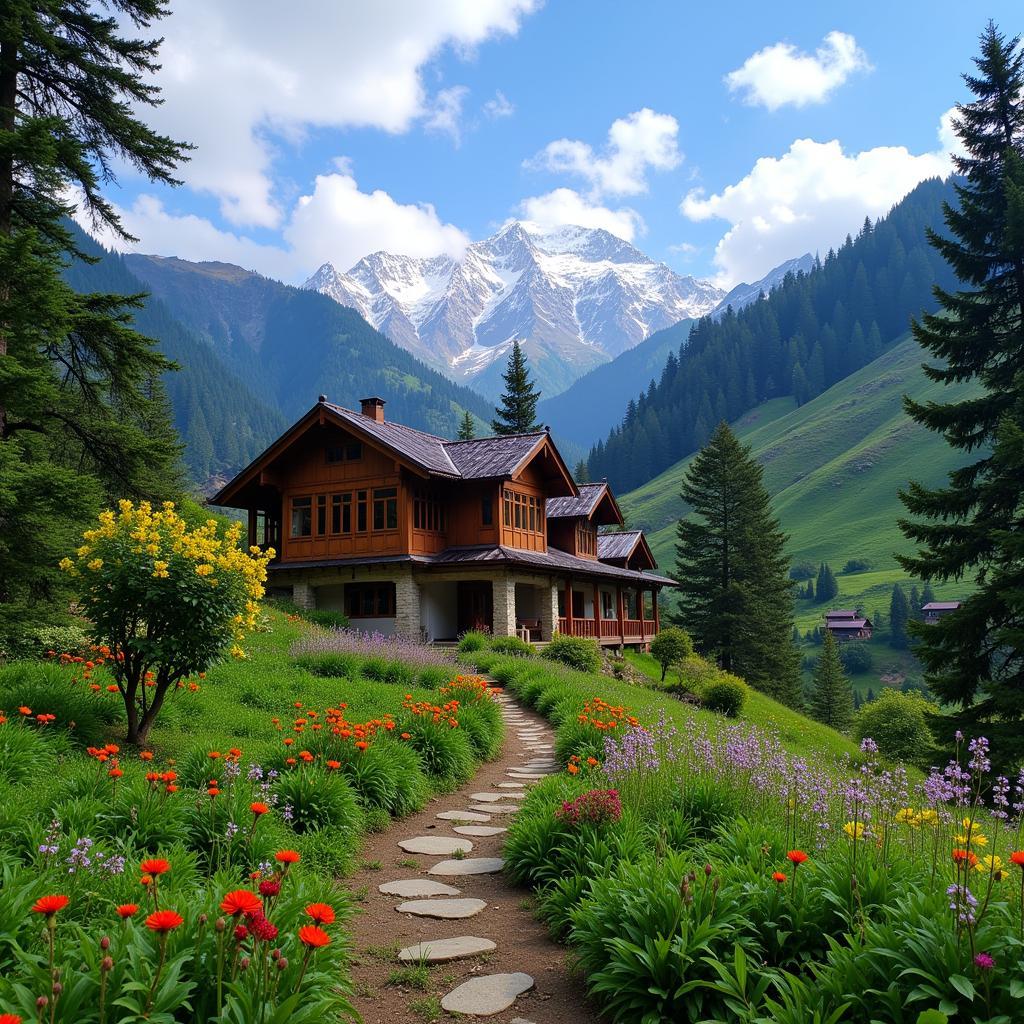 Scenic View of a Borong Sikkim Homestay