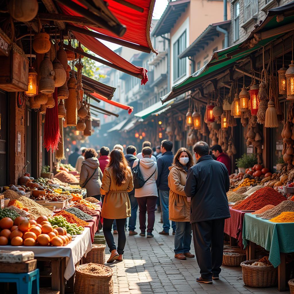 Exploring the Local Market near Bukit Besi Homestay