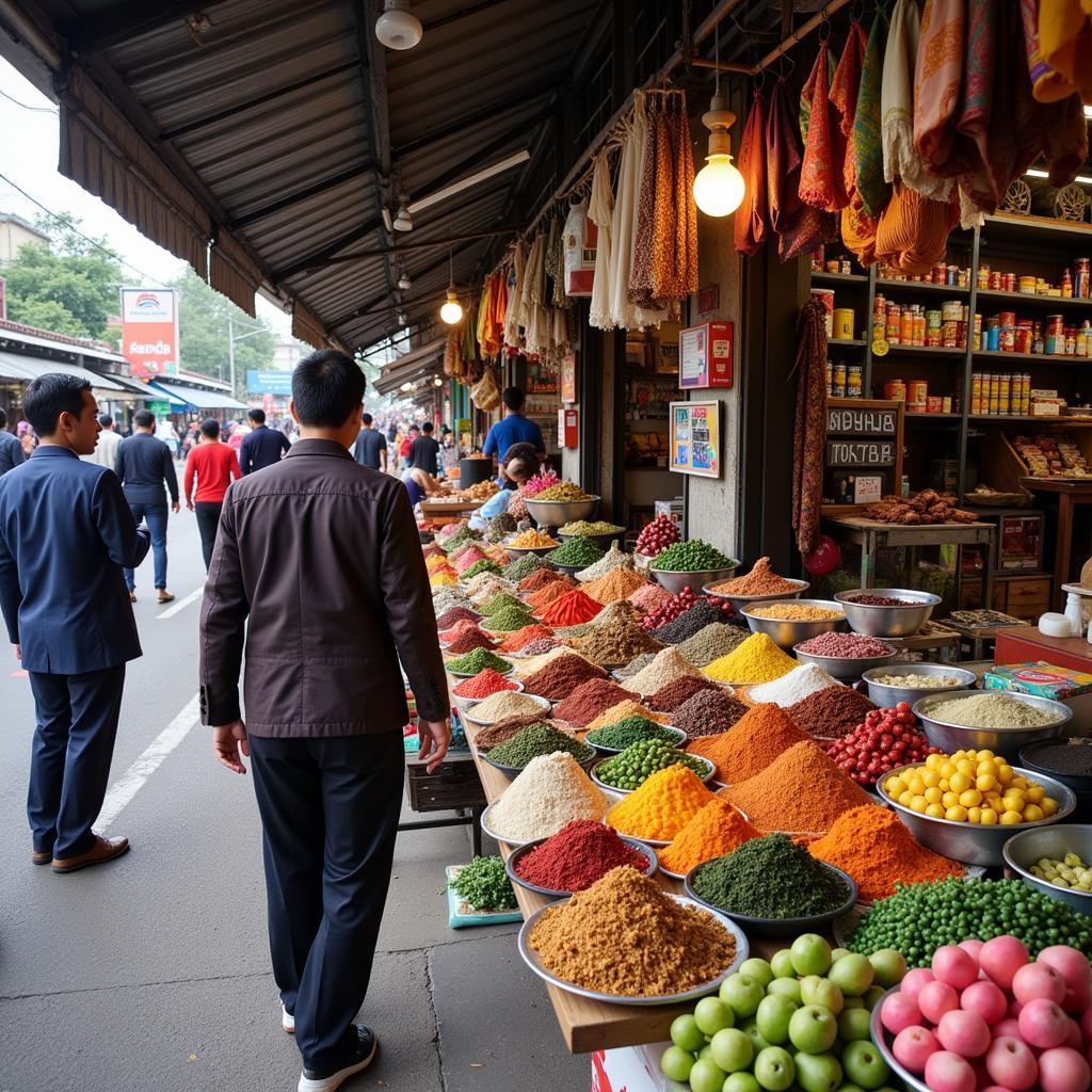 Exploring the vibrant local market in Bukit Pasir Batu Pahat