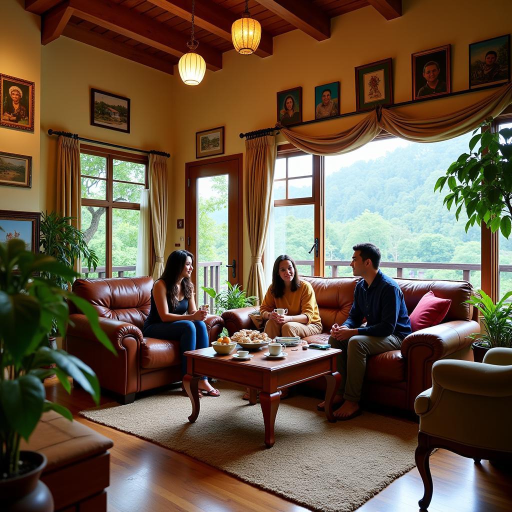 Cozy Living Room in a Cameron Highlands Homestay