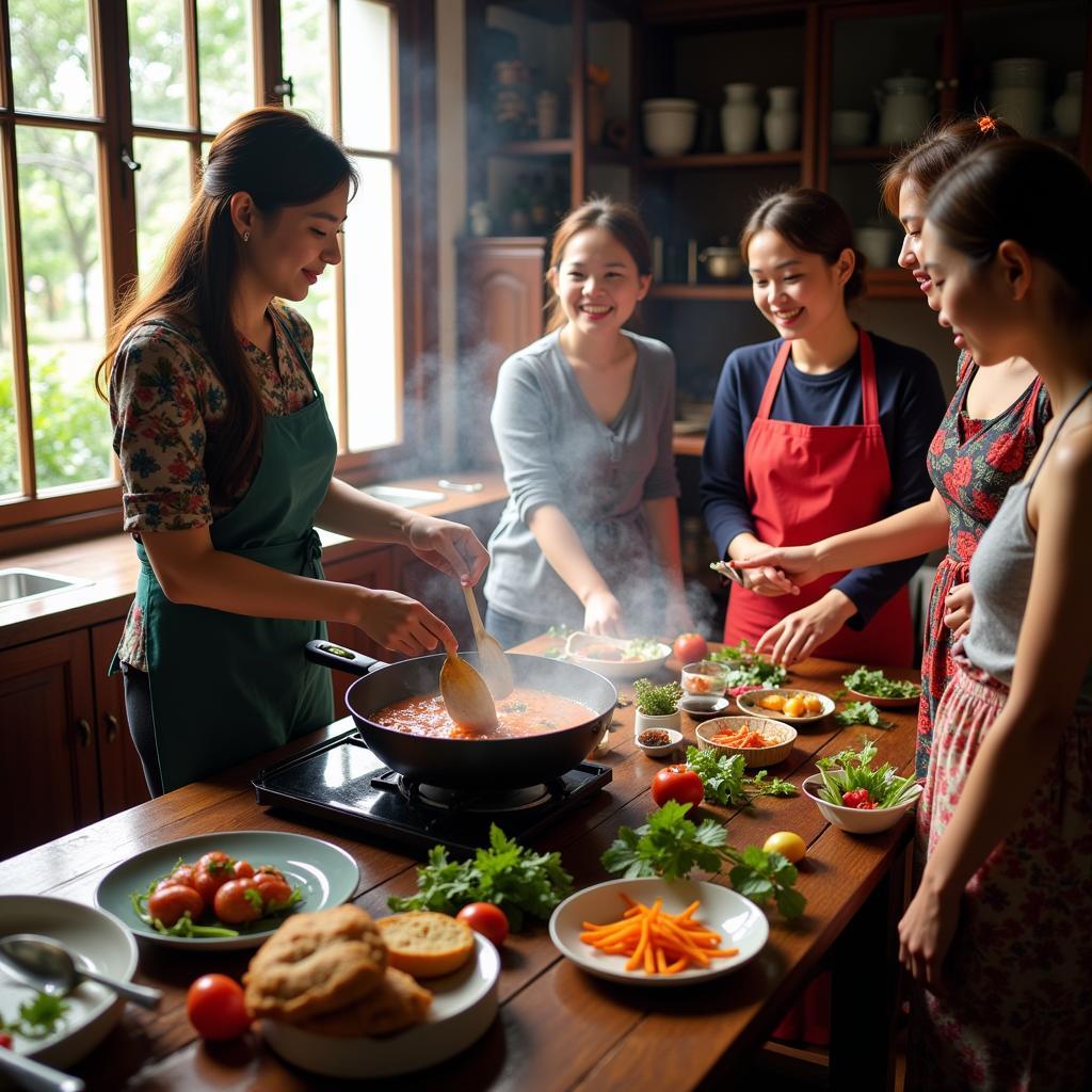 Learning to Cook Vietnamese Cuisine in a Cat Ba Homestay