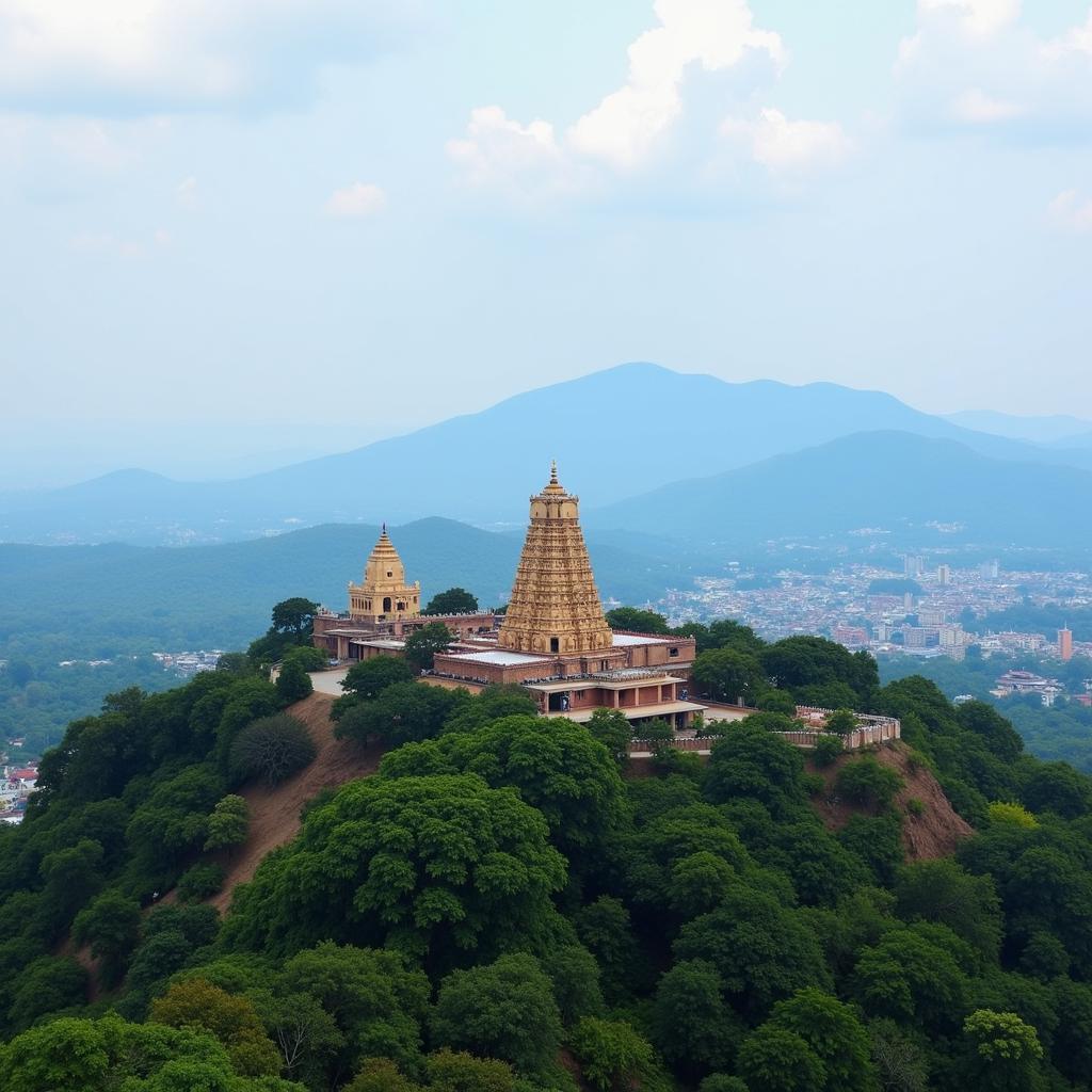 Chamundeshwari Temple atop Chamundi Hills