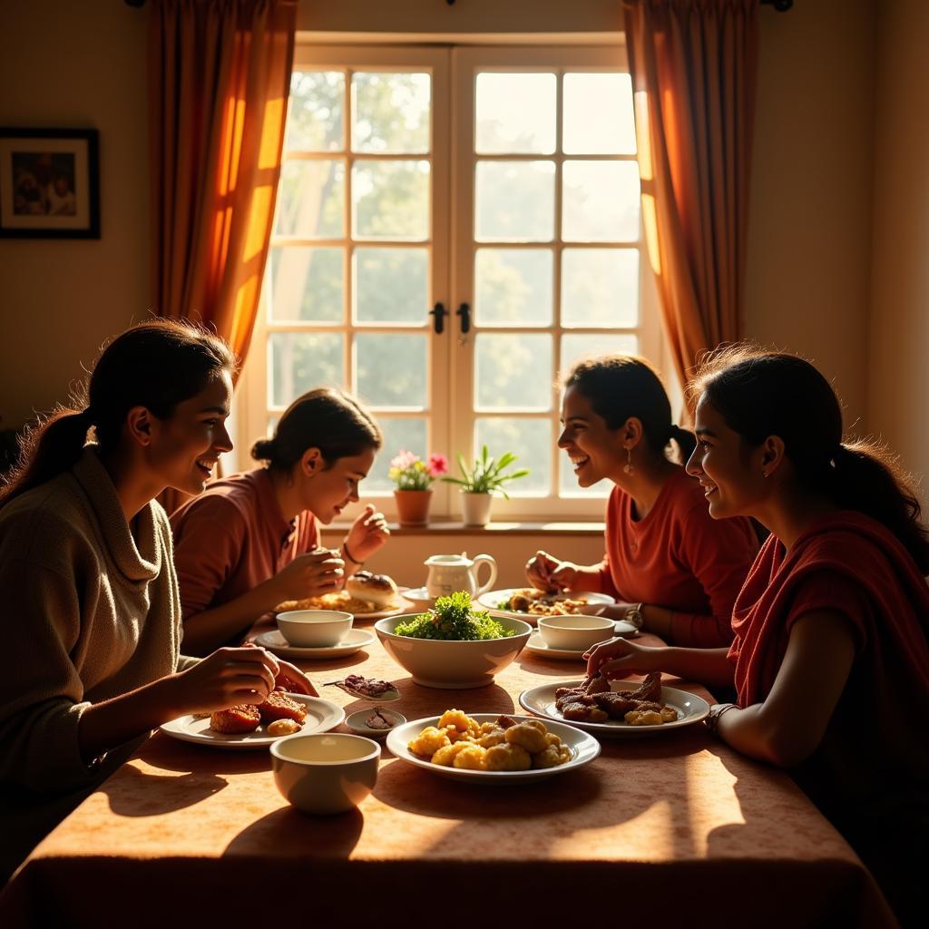 Chandigarh Homestay Family Breakfast