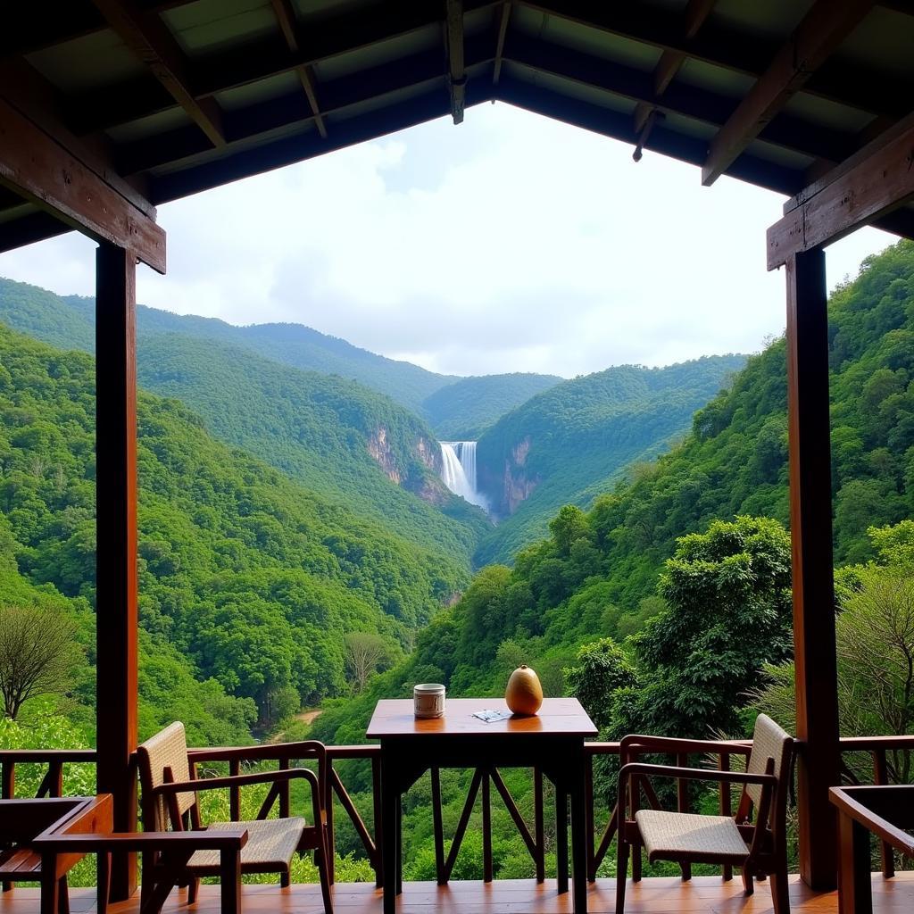 Scenic View from a Chelavara Falls Homestay