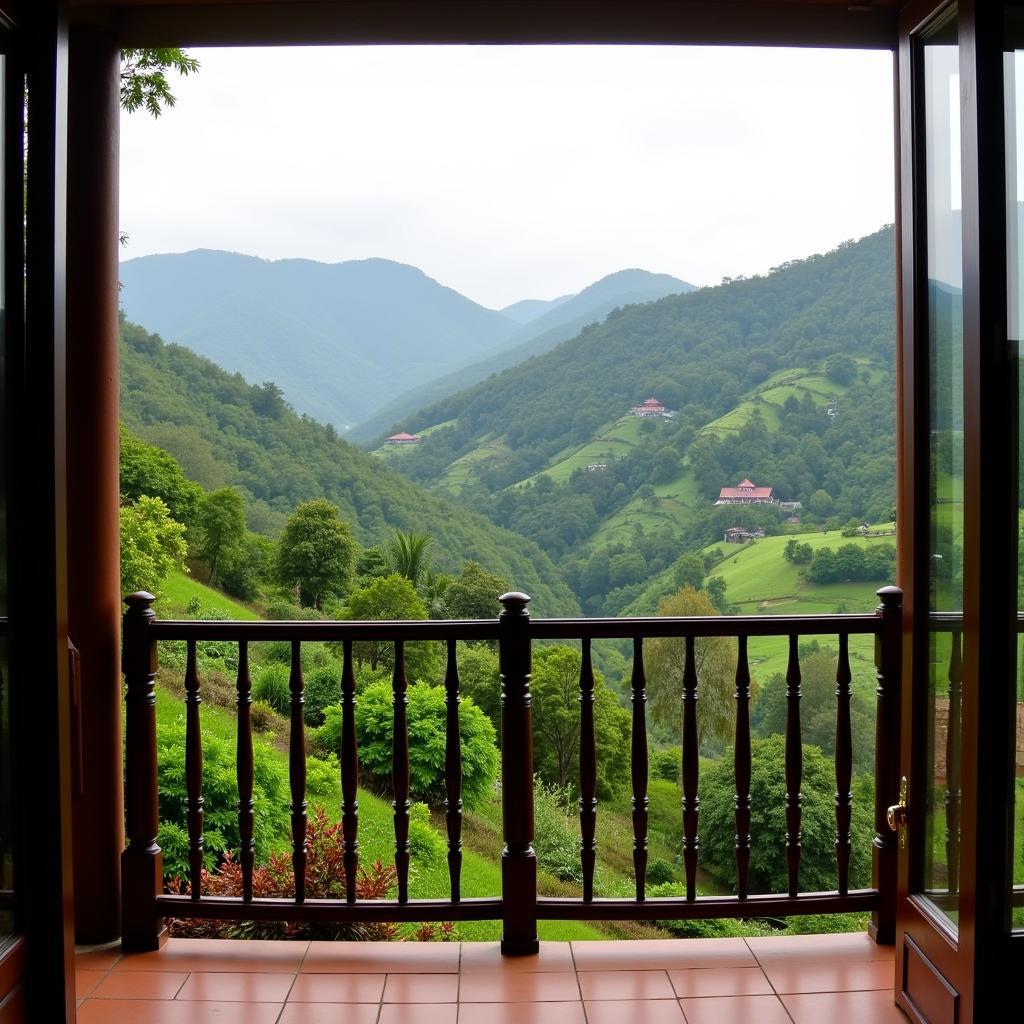 Scenic View from a Chikmagalur Homestay