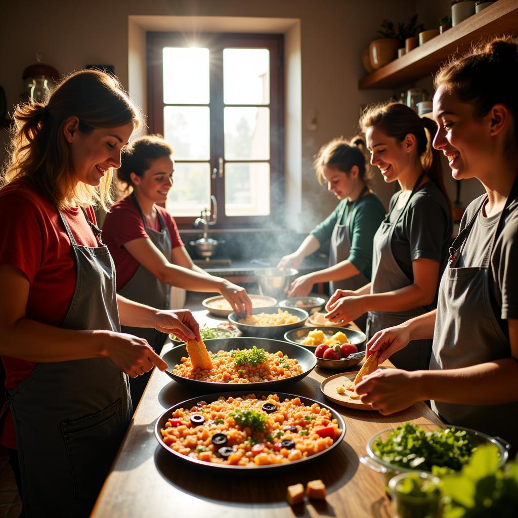 Spanish Cooking Class at CNR Hill View Homestay