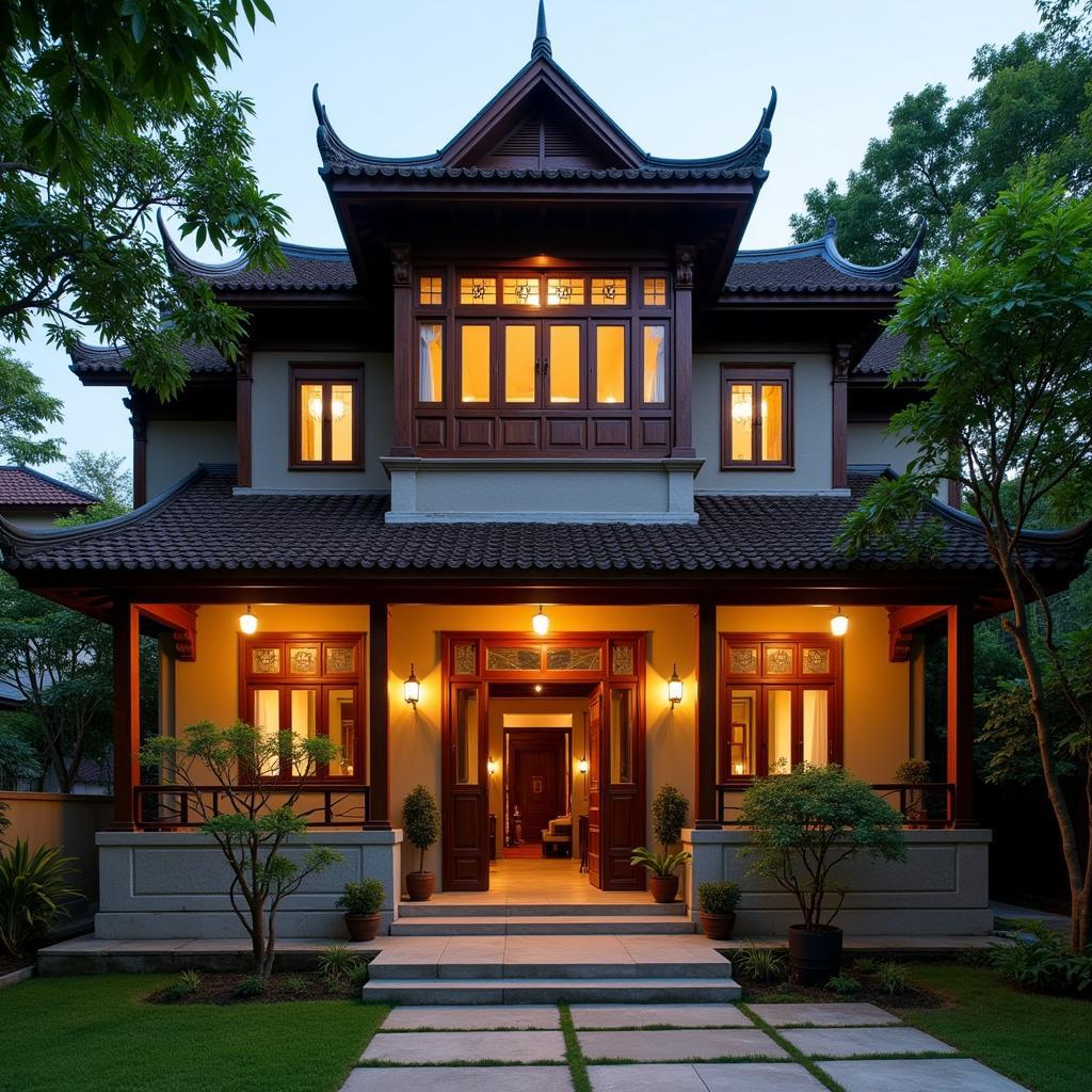 Co May Homestay Traditional Vietnamese Architecture