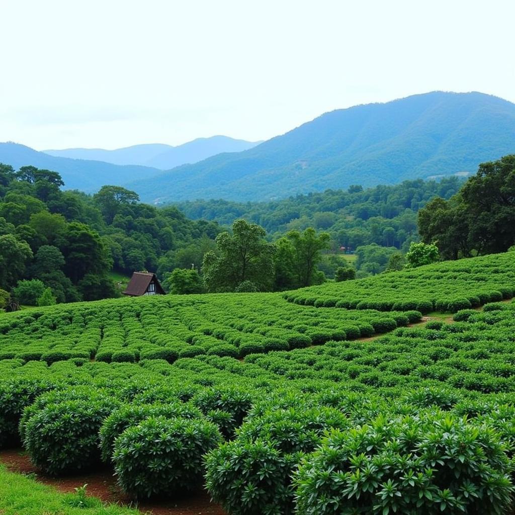 Coffee Plantation View at Coffee Thota Homestay