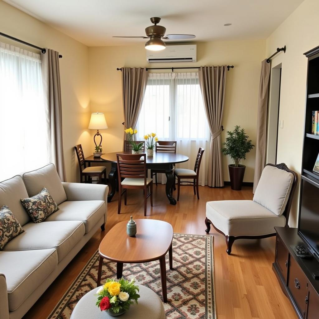 Comfortable Living Room in a Cu Homestay Bukit Indah