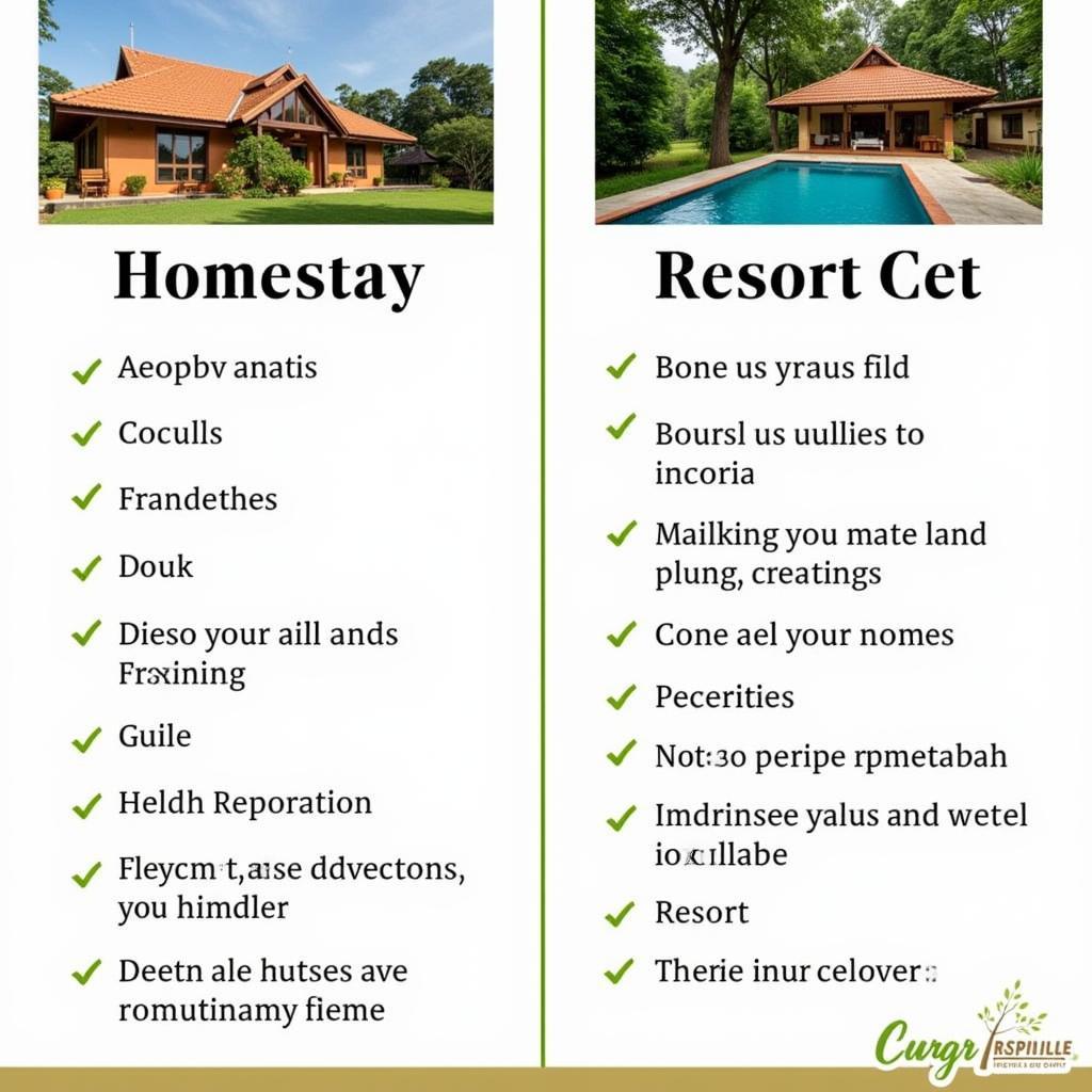 Comparing Coorg Accommodation Options