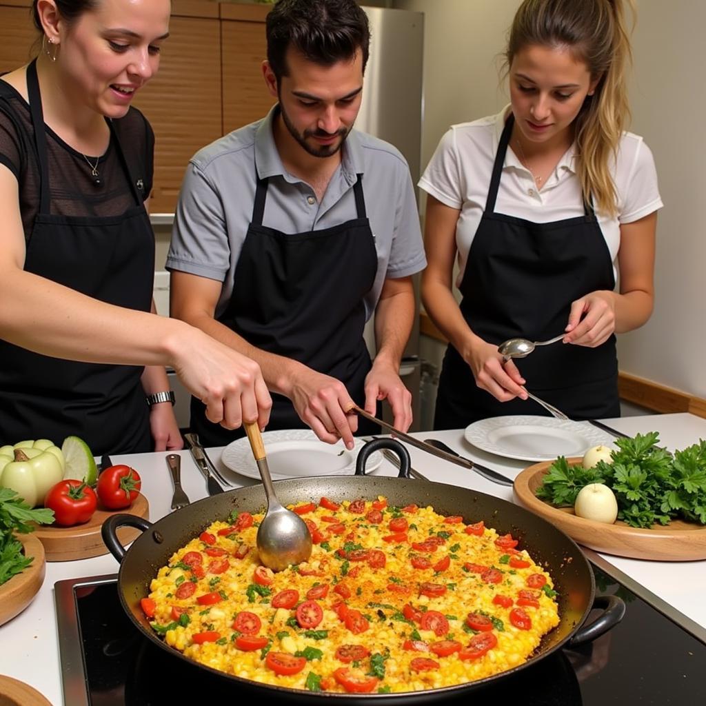 Learning to Cook Paella with a Spanish Host