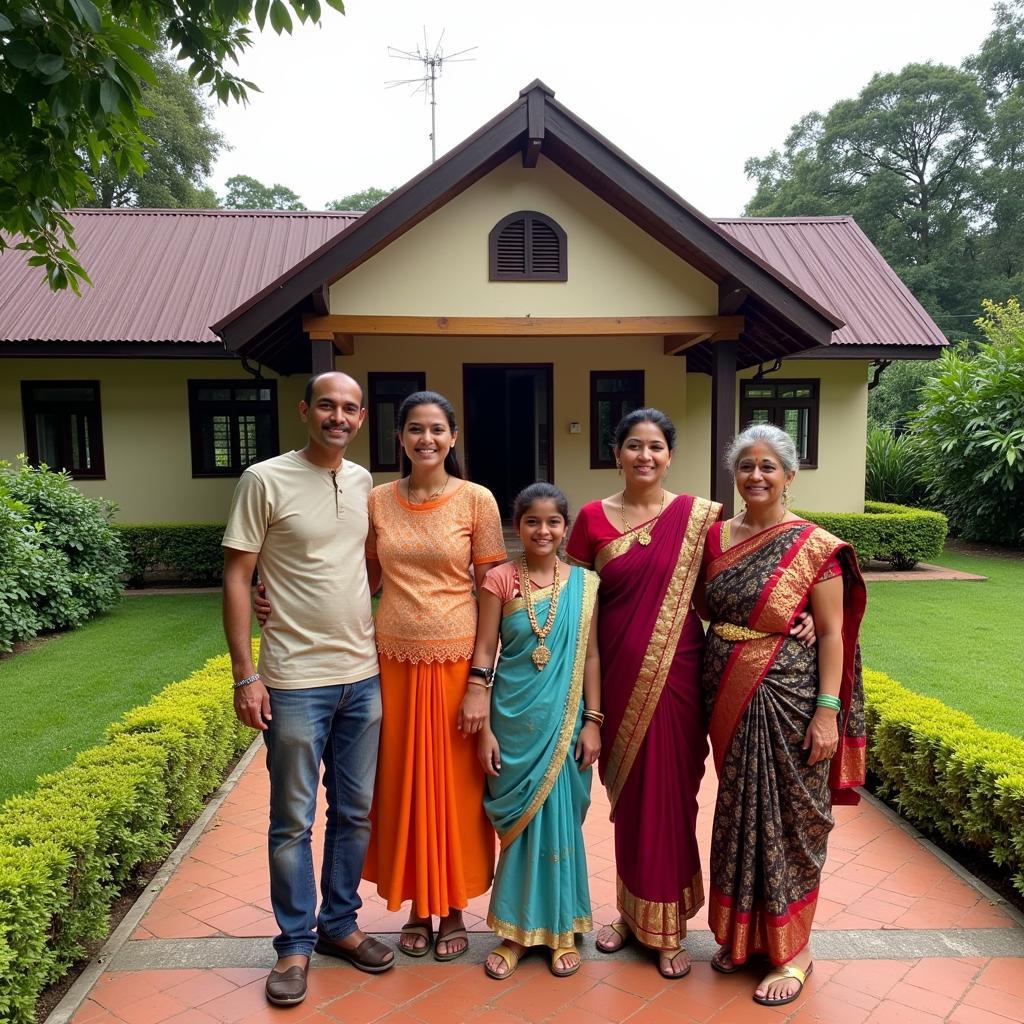 Coorg Homestay Family Welcome