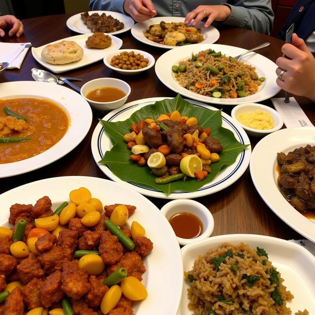 Traditional Karnataka Meal at Crosshill Homestay