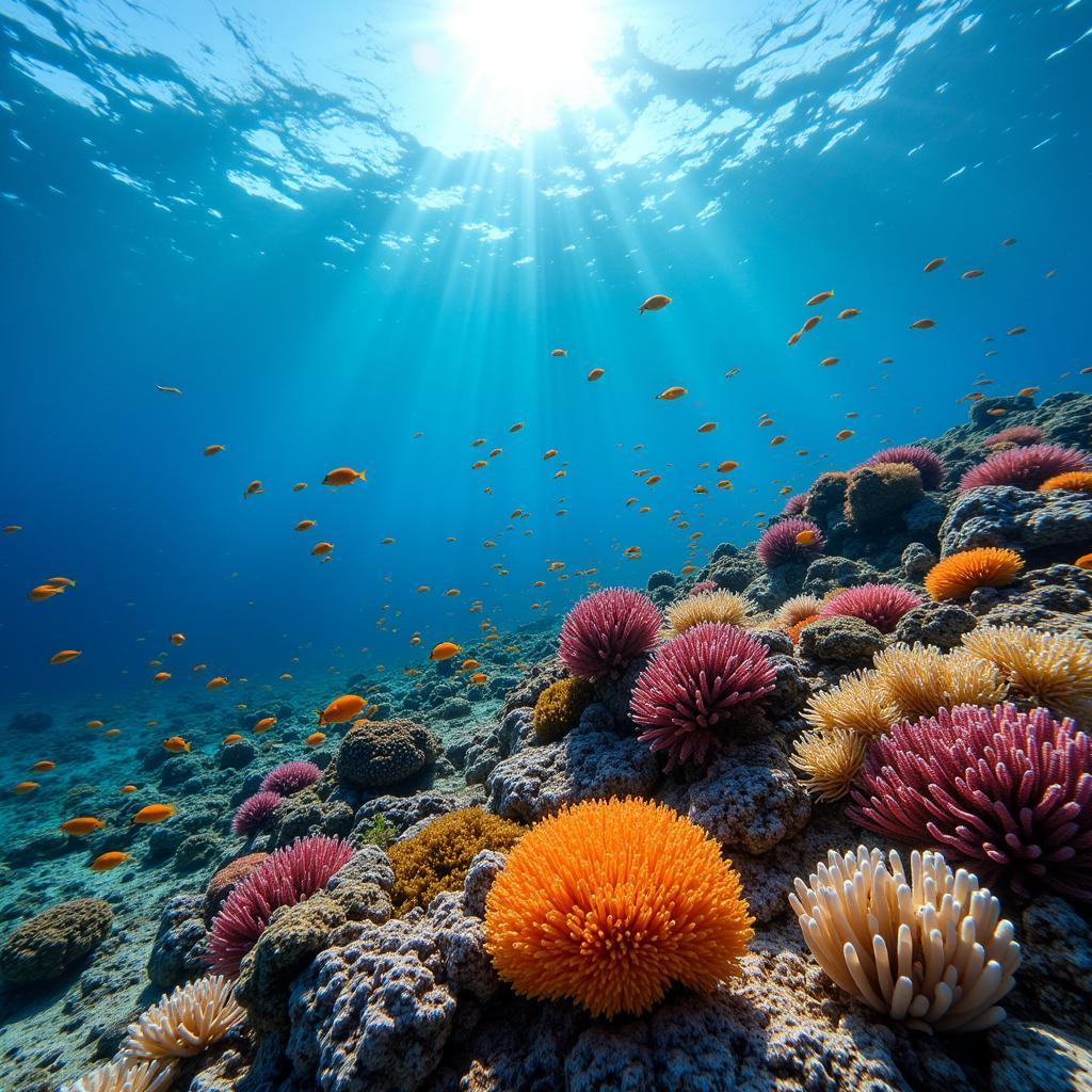 Snorkeling in the clear waters of Cu Lao Cham