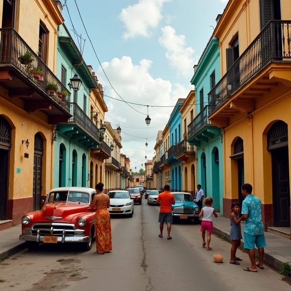 Exploring a Cuban Neighborhood