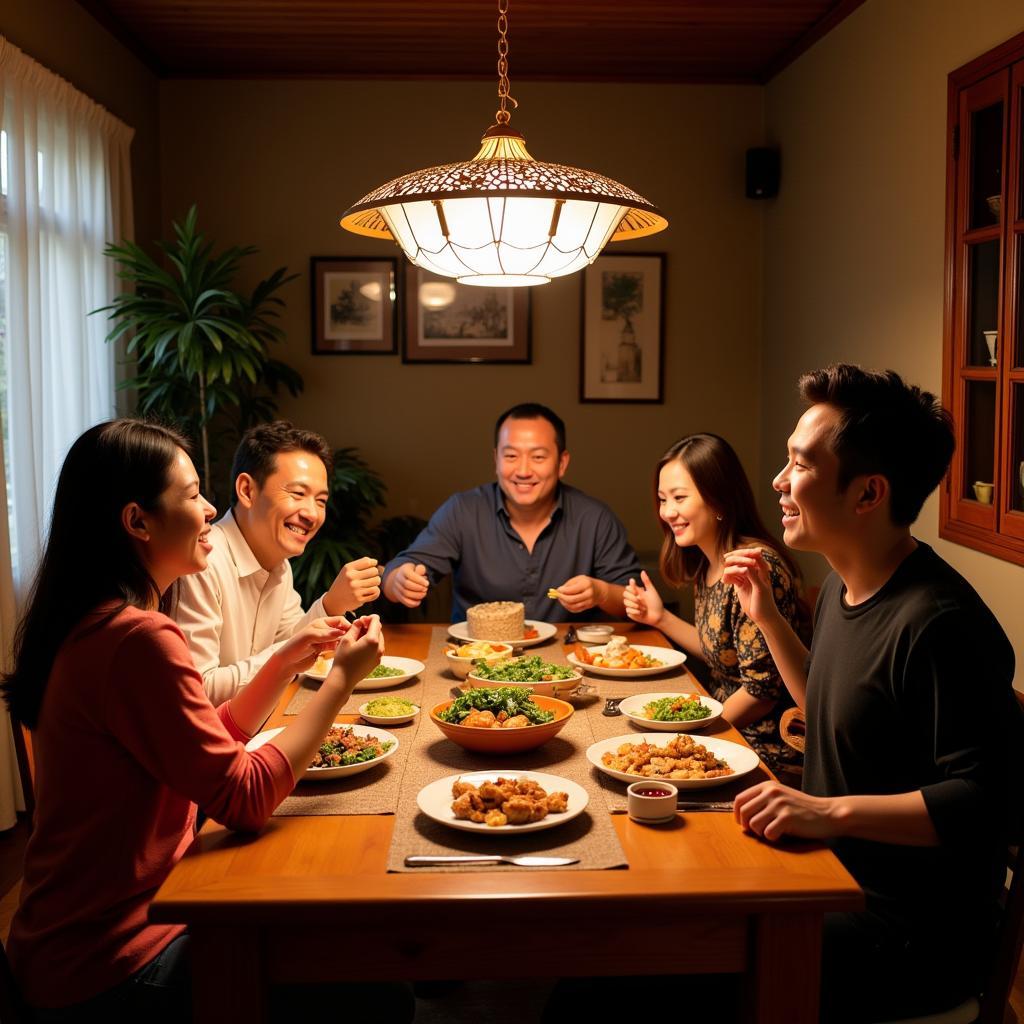 Da Lat Homestay Family Dinner