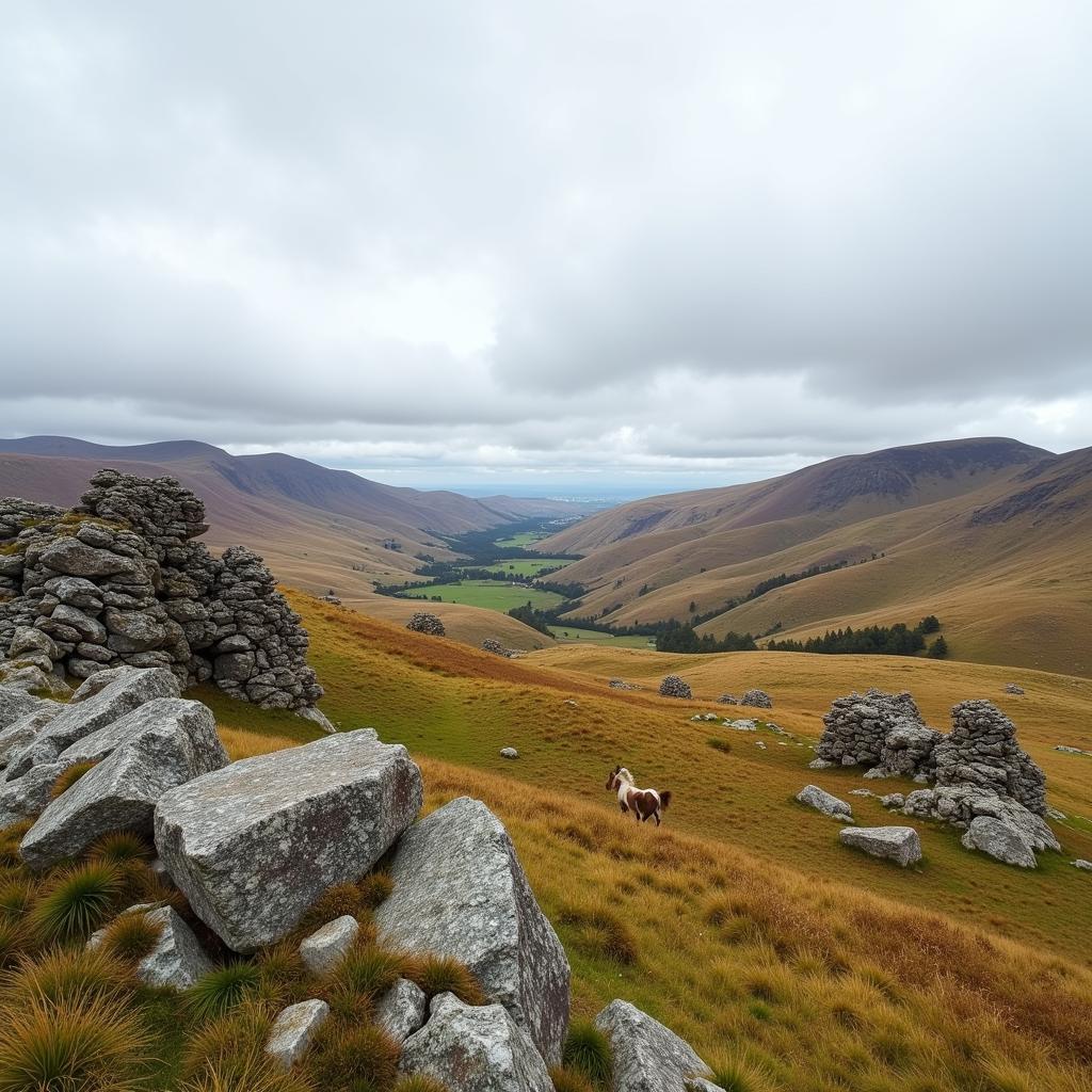 Breathtaking Dartmoor National Park Landscape