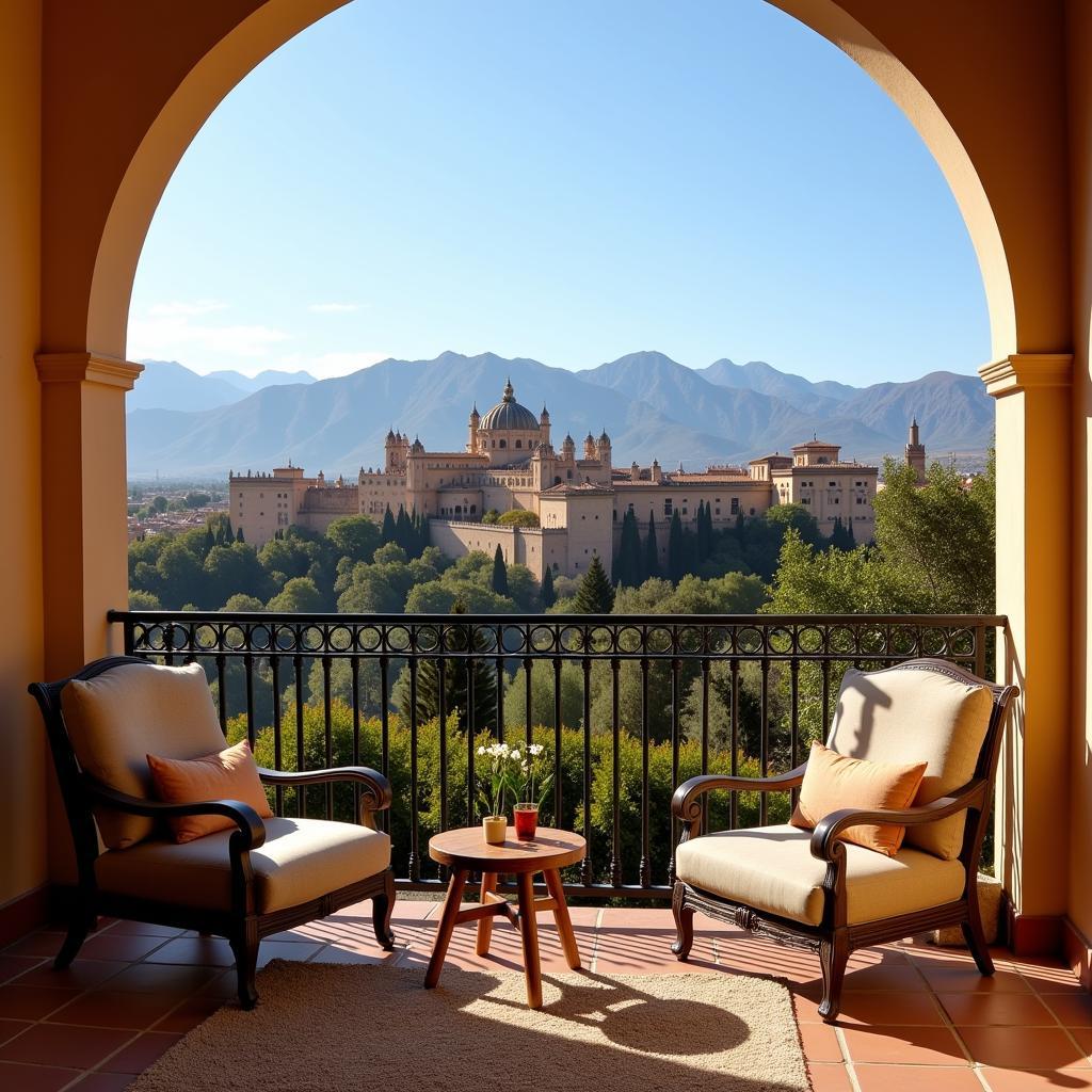 Homestay in Granada with Alhambra view