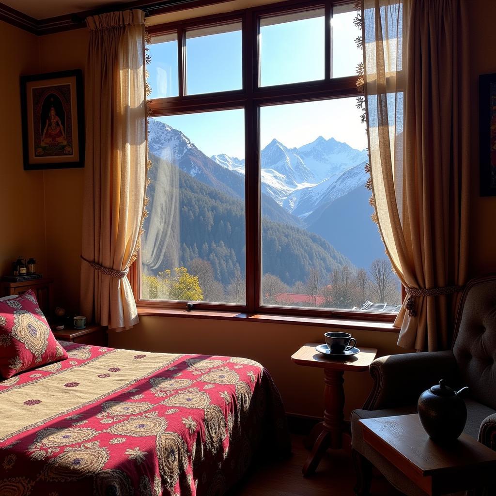 Homestay with breathtaking mountain views in Dharamshala