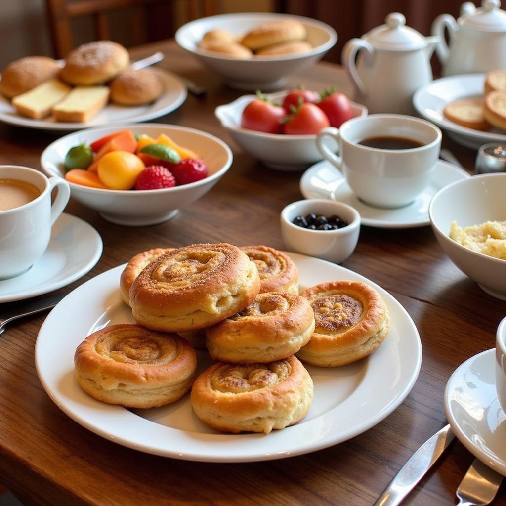 Enjoying Spanish Breakfast at a Cuckoo Homestay in Andalusia