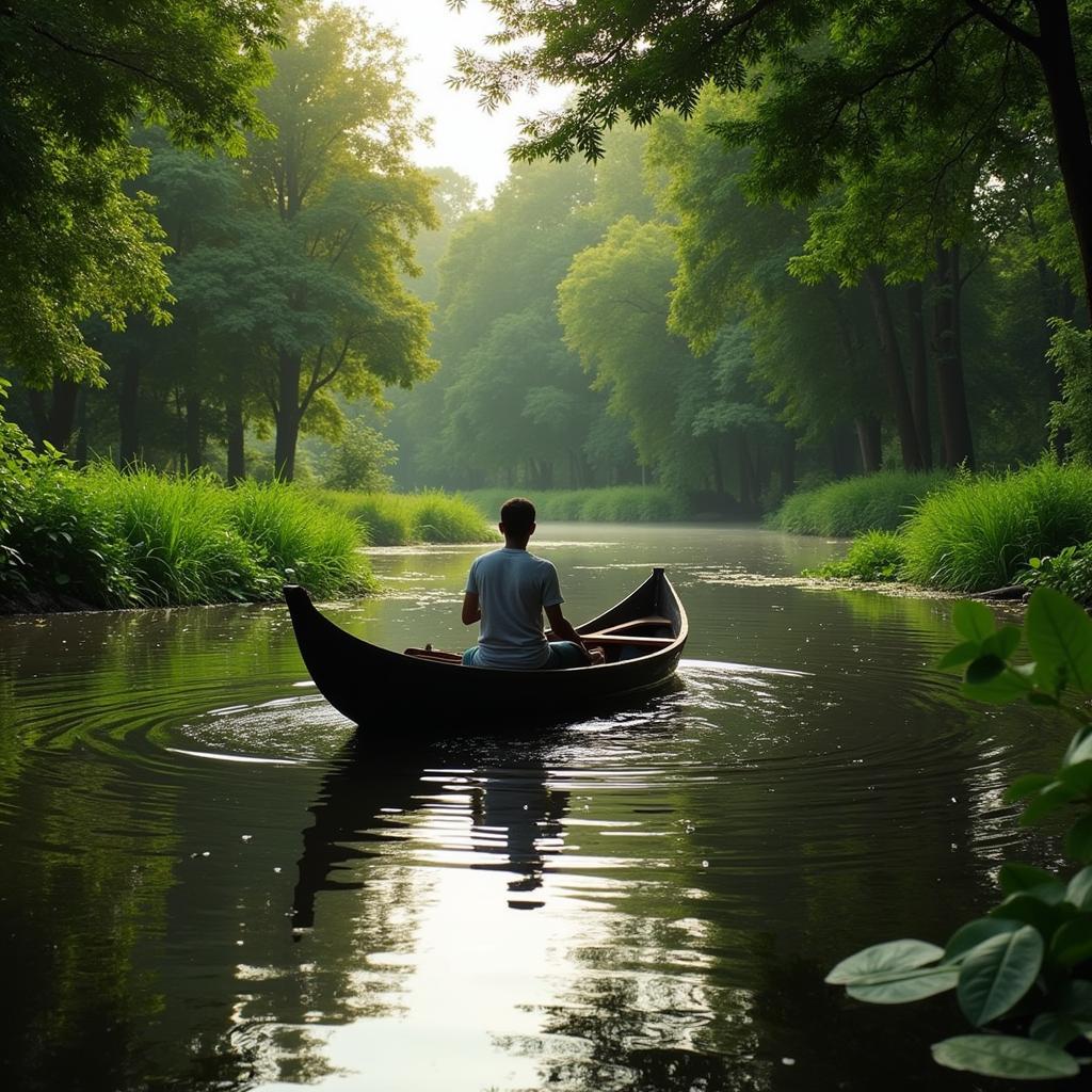 Ente Kumbalanghi Backwaters Canoe