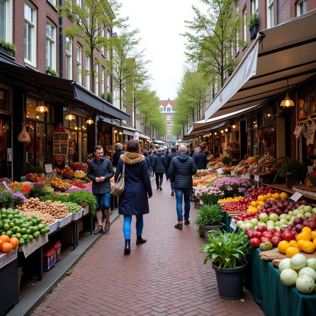 Exploring local markets in Amsterdam