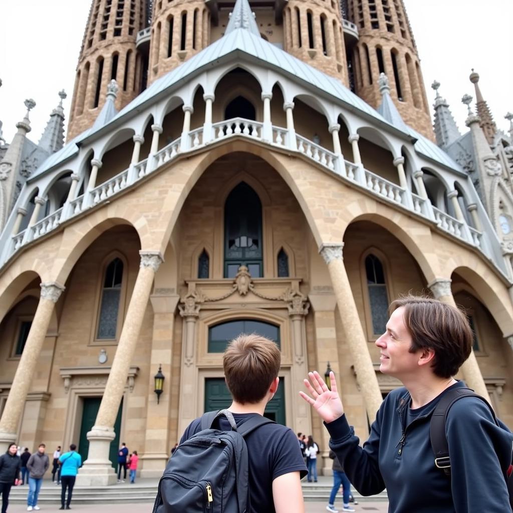 Exploring Barcelona's architecture with a local host