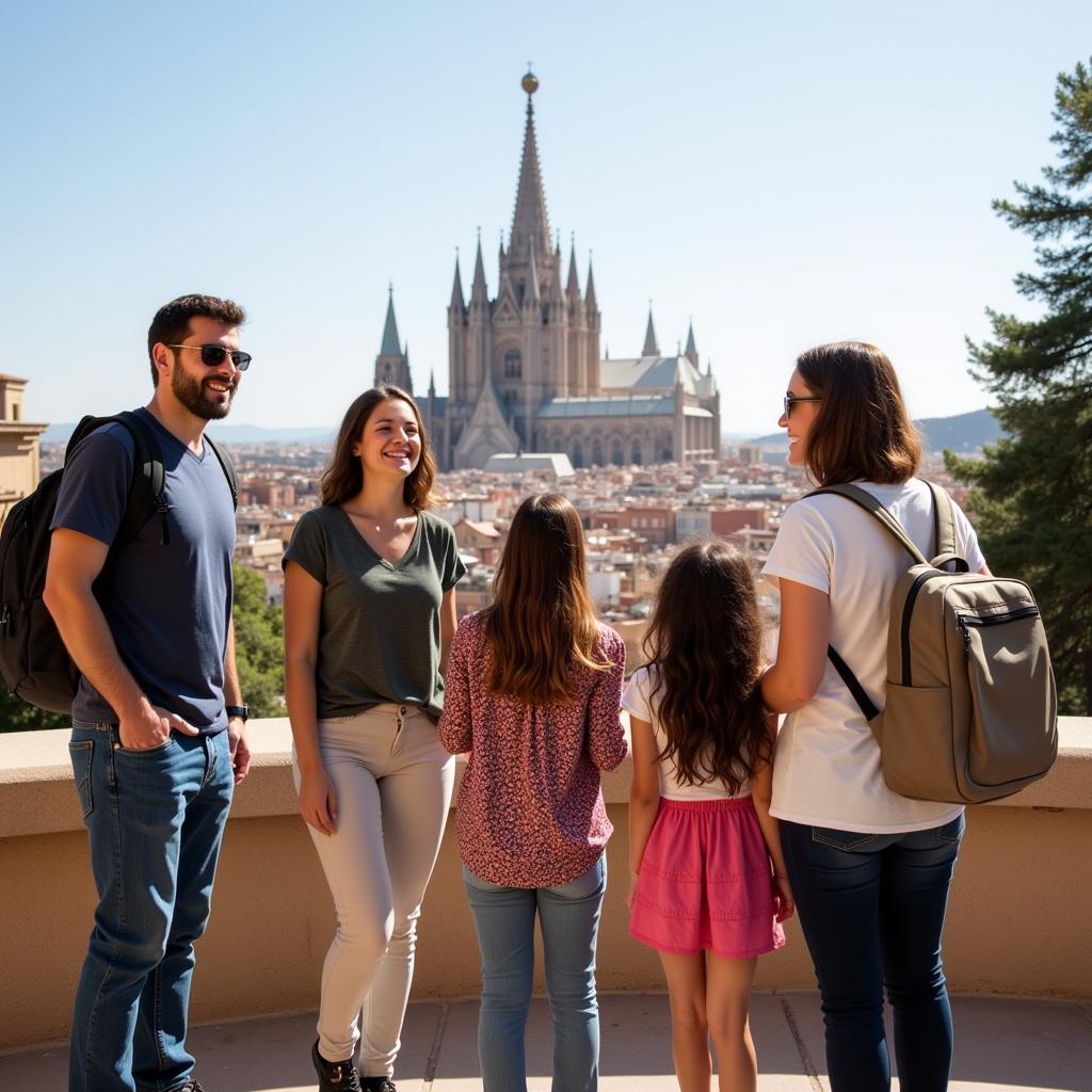 Exploring Barcelona with Local Host Family