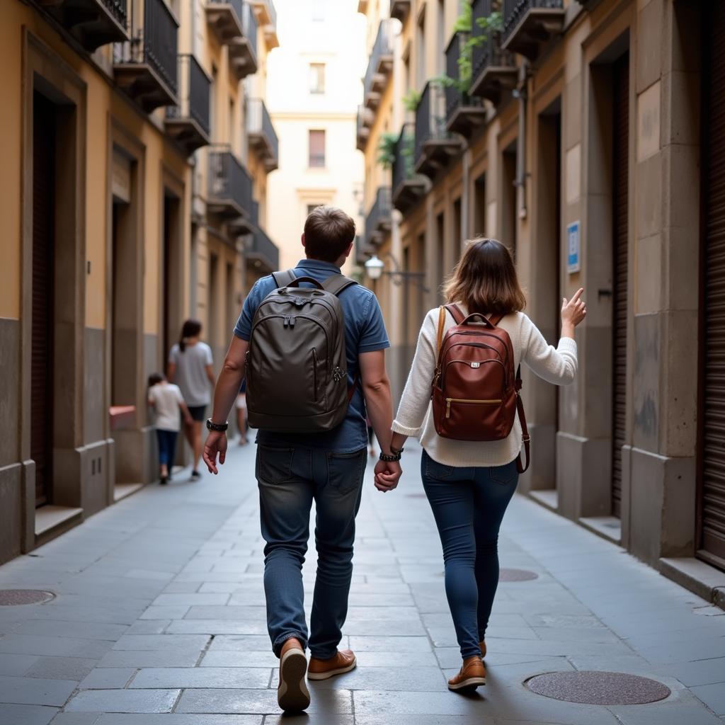 Exploring the Gothic Quarter of Barcelona with a knowledgeable local host