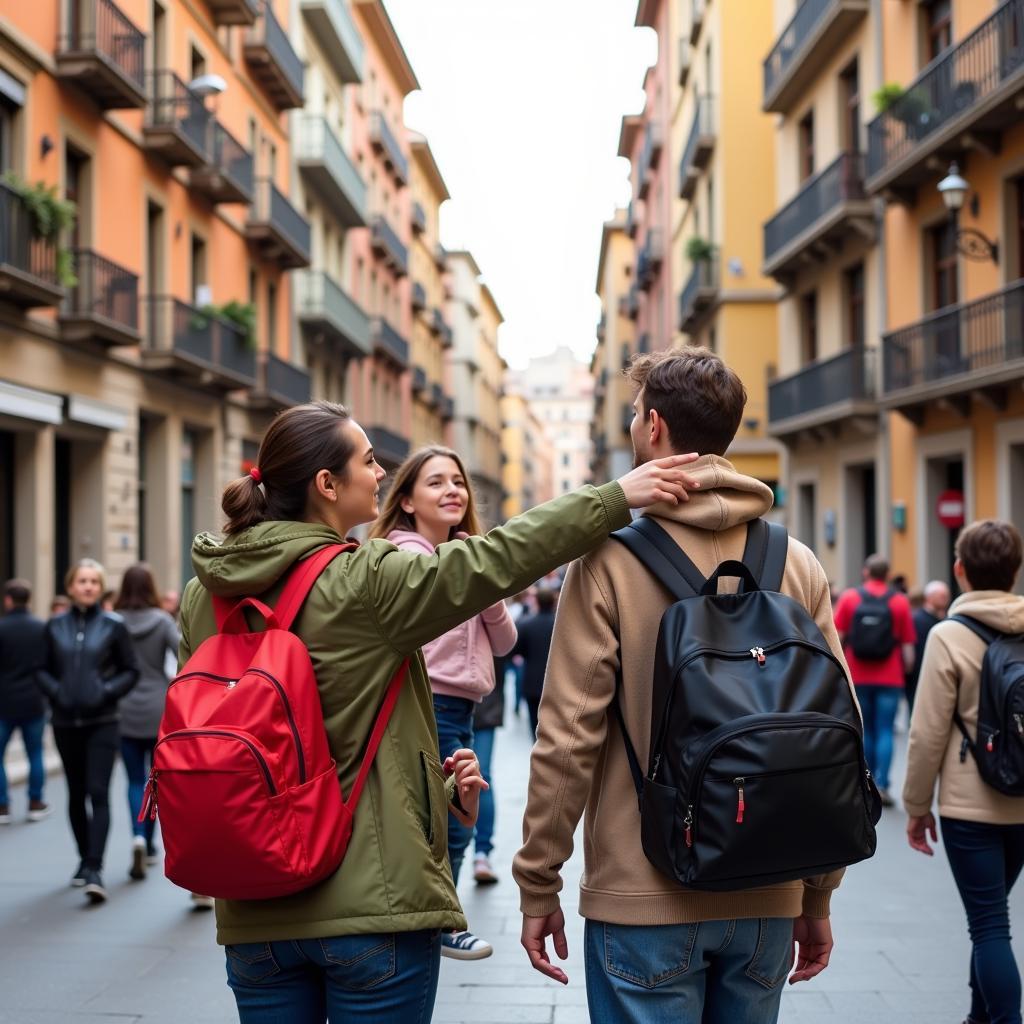 Exploring Barcelona with a local host family