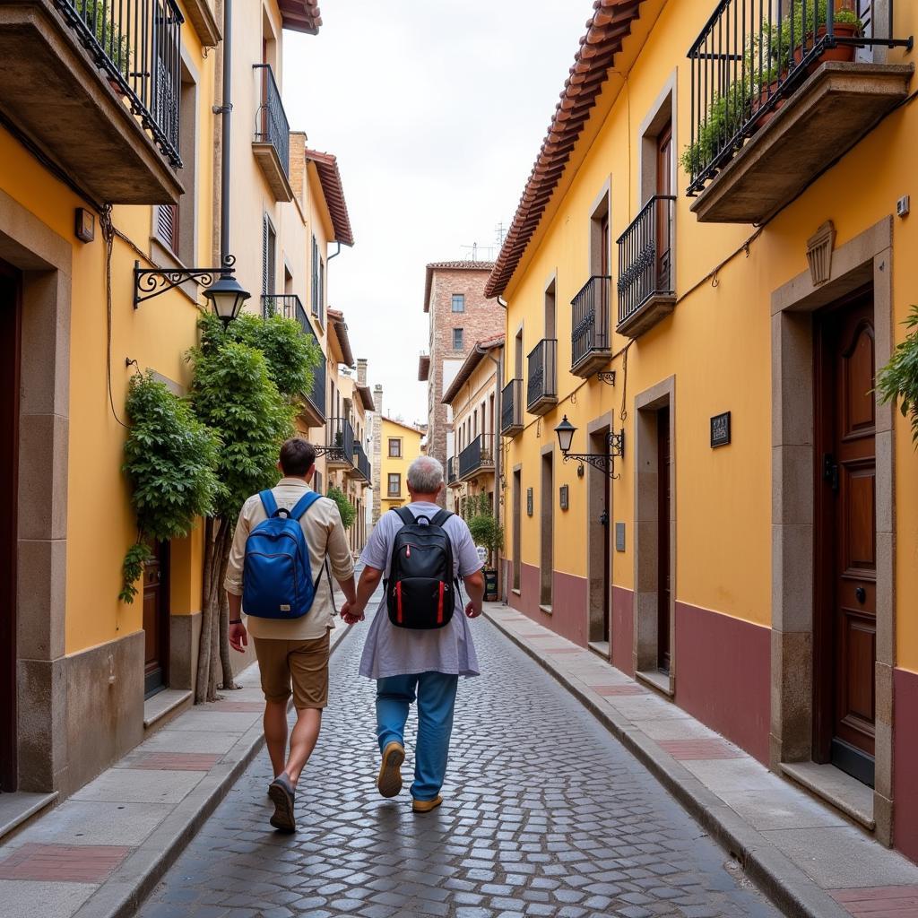 Exploring a Historic Spanish Town during a Crabland Homestay