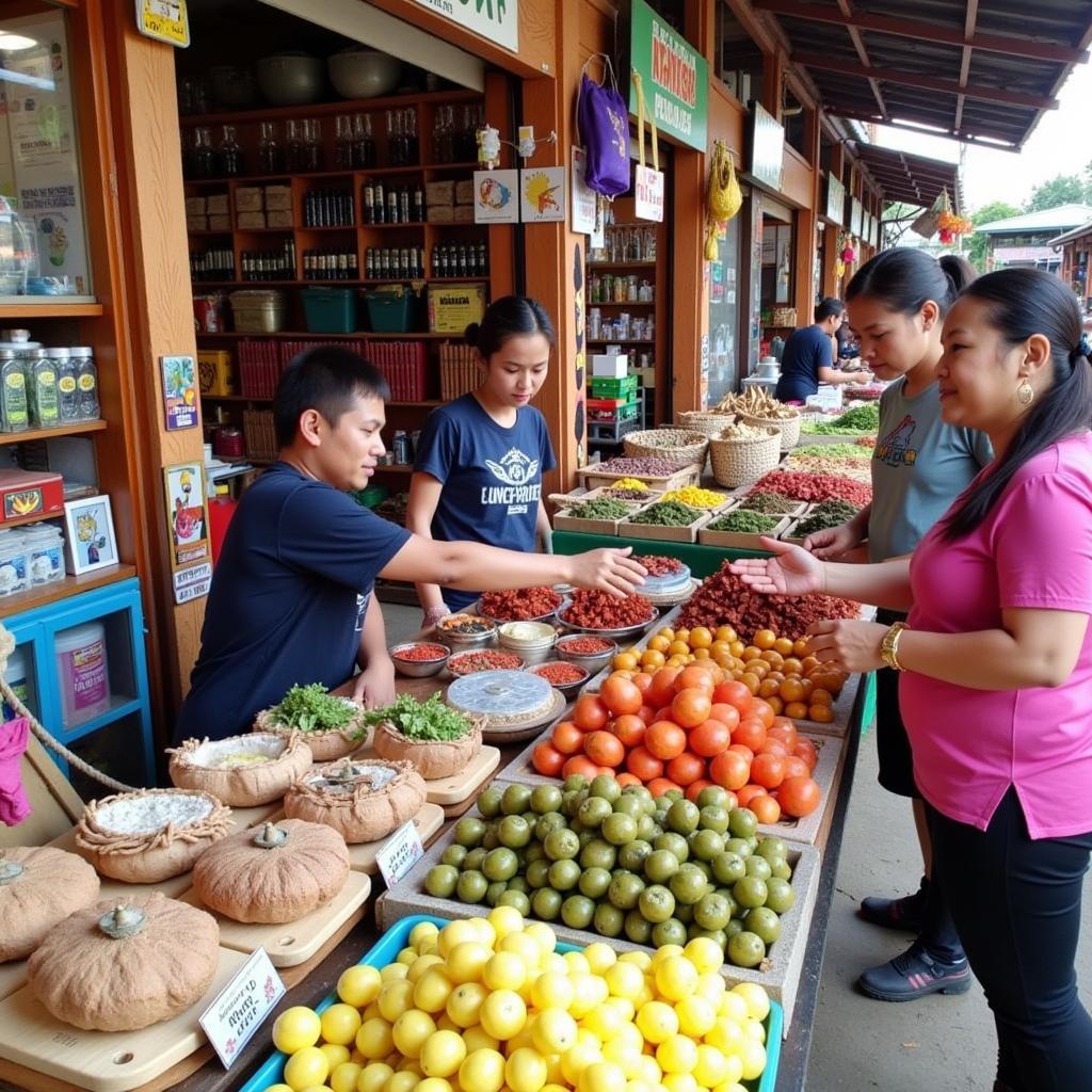 Exploring the Local Market in Tok Jembal: A Key Part of the Homestay Experience