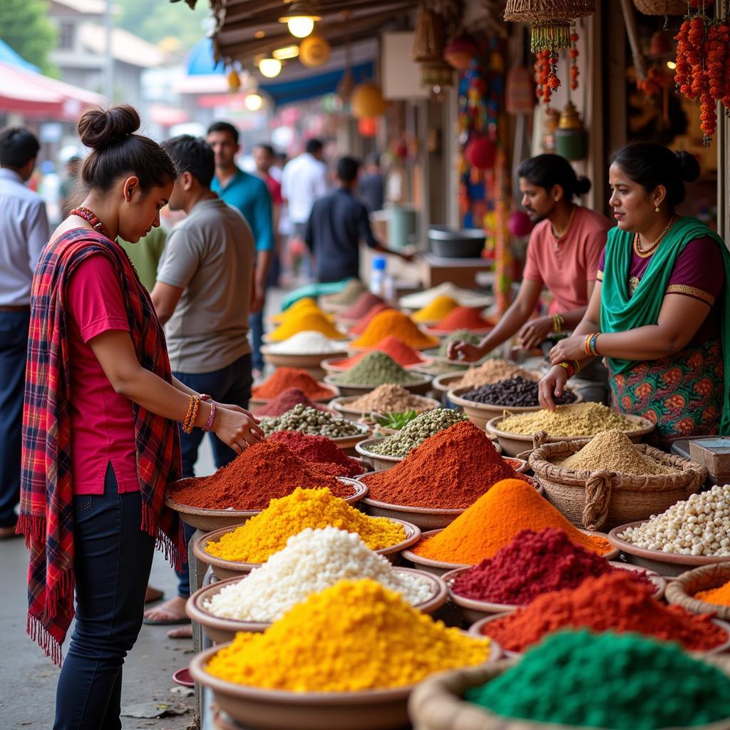 Exploring the vibrant local markets in Chikmaglur