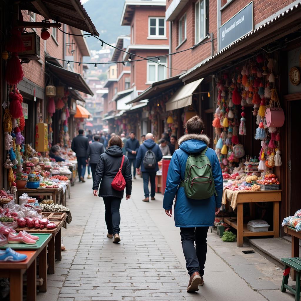 Exploring McLeodganj's Vibrant Market from Your Homestay