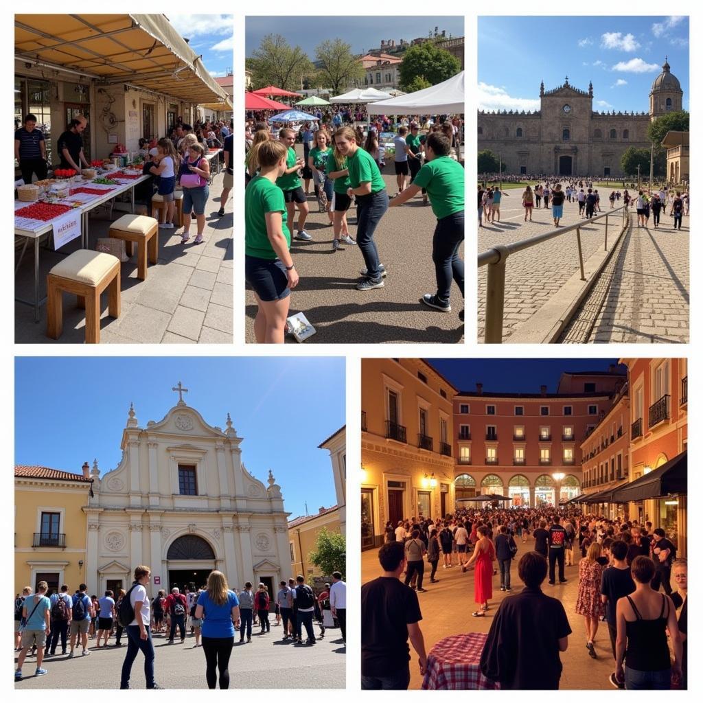 Students Exploring Spain during Homestay