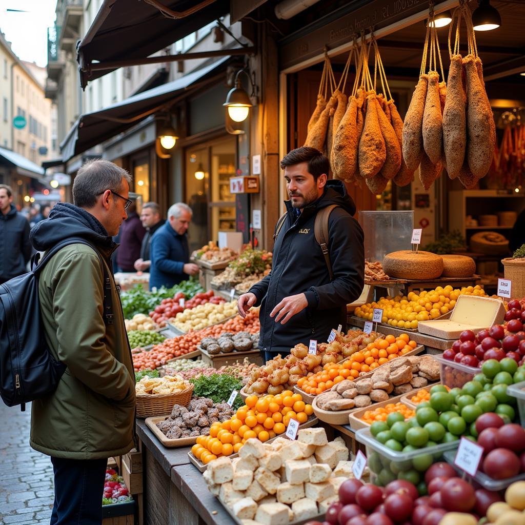 Exploring a Vibrant Spanish Local Market