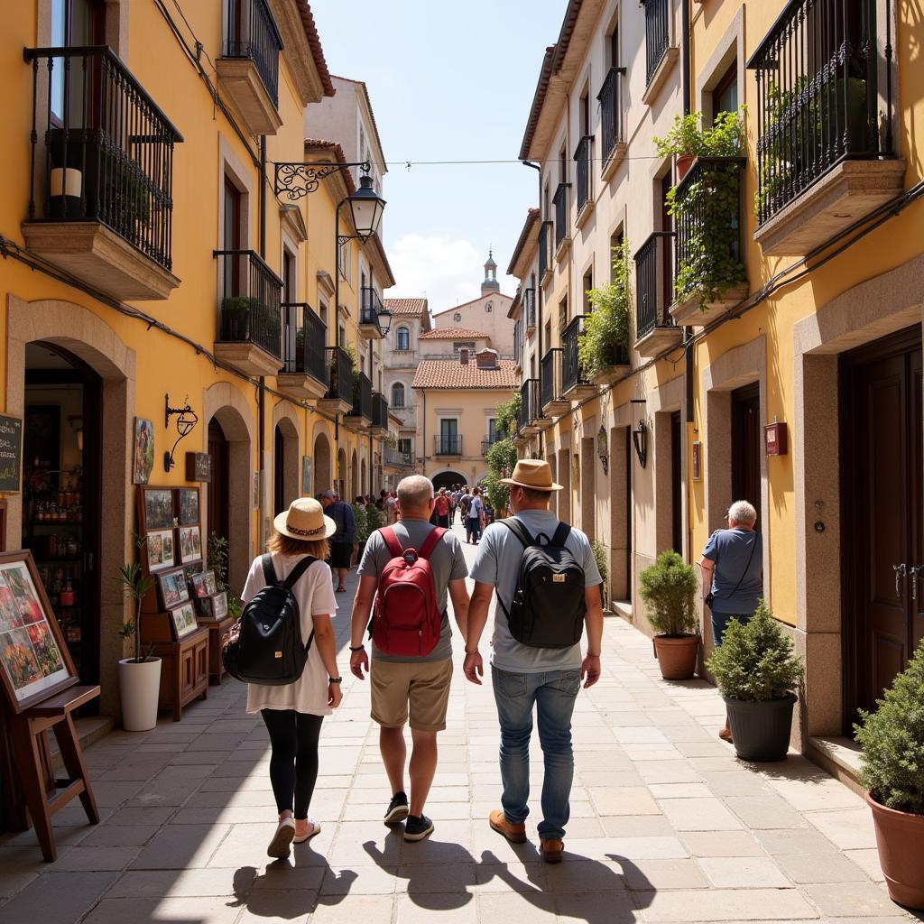 Exploring a Spanish Town with Locals